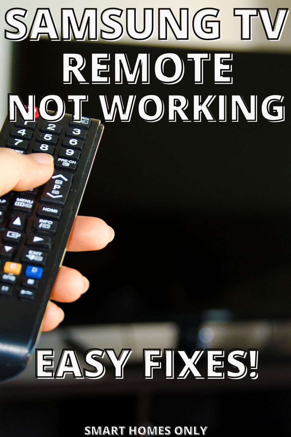 Samsung TV Remote Not Working [Try THIS First...) Smart Homes Only